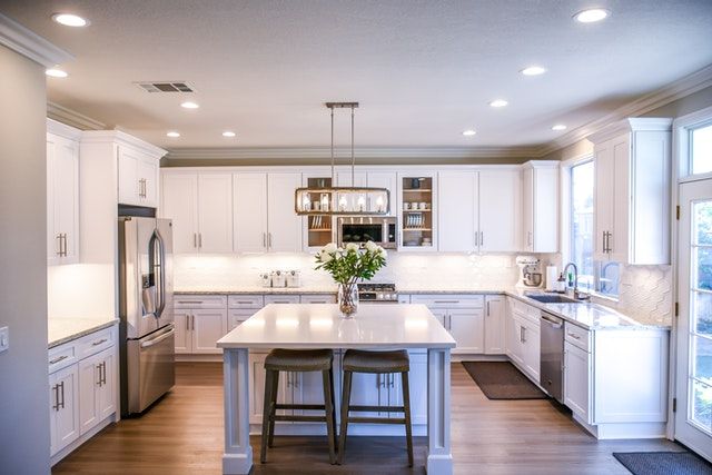 taking photos for your property: a well lit kitchen