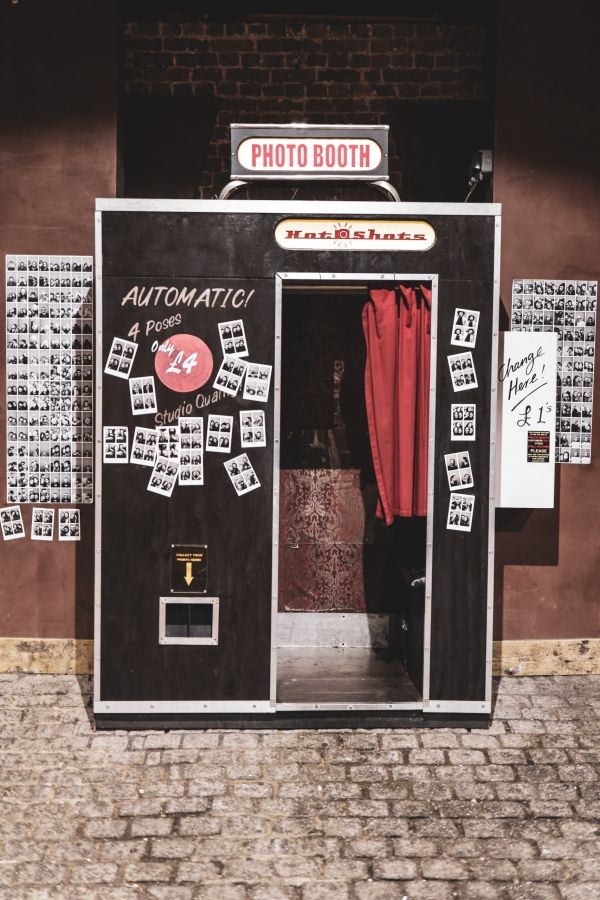 Photo of a passport photo booth